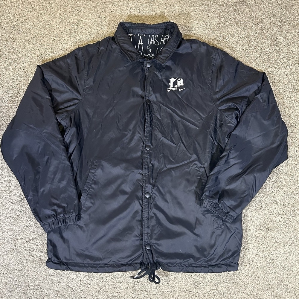 Nike Jacket Mens S Reversible Club America Los Angeles Black Bomber DC2173-010